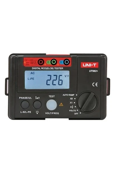 Uni-T UT-582+ Dijital Rcd (Elcb) Test Cihazı ürün görseli 1