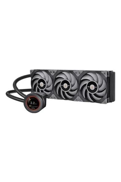 Thermaltake 360MM Toughliquid Ultra 360 Rgb LCD Ekranlı Sıvı Soğutmalı Işlemci Fanı CL-W323-PL12GM-A ürün görseli 1
