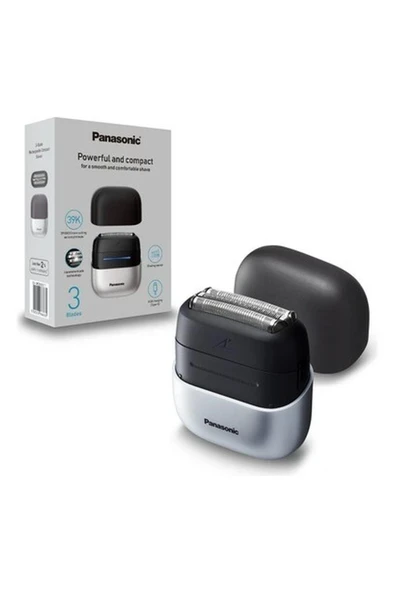 Panasonic ES-CM3BKS503 Elektrikli Tıraş Makinesi – 3 Paslanmaz Çelik Bıçak,usb-C Şarjlı, Su Geçirmez ürün görseli 1
