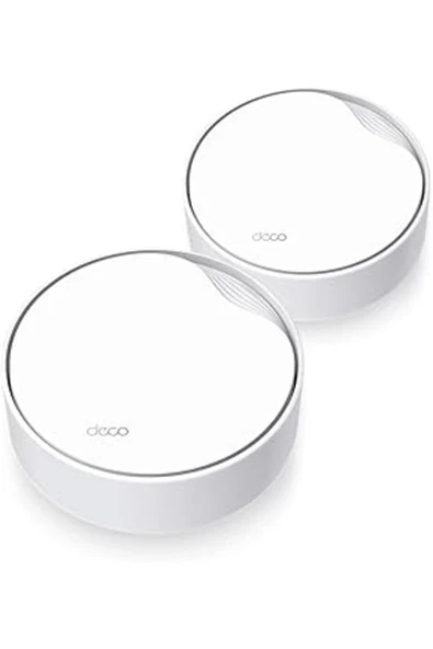 Tp-Link Deco X50-Poe(2-Pack), Ax3000 Mbps, Poe Destekli, Dual-Band, 2,5Gbps Ethernet Portu, 150 Cih ürün görseli 1
