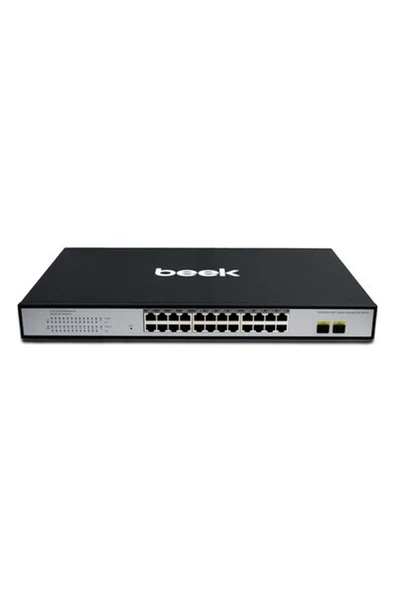 24 Ports 10/100/1000MBPS Managed Poeswitch With 2 Gigabit Sfp ürün görseli 1