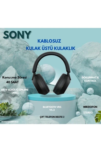 Wh-1000xm4s Gürültü Engelleme Özellikli Kablosuz Bluetooth Kulaklık (SİYAH) ürün görseli 1