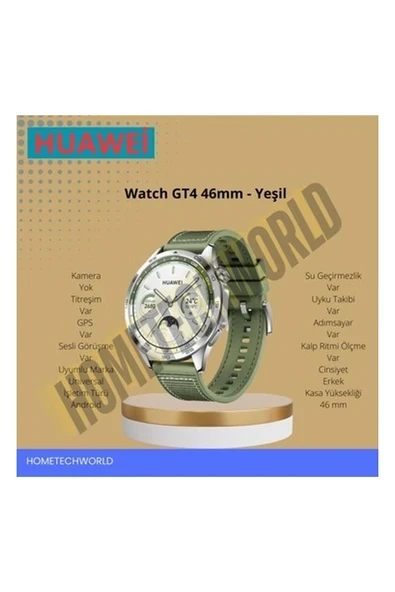 UltraNova Watch Gt4 46MM - Yeşil ürün görseli 1