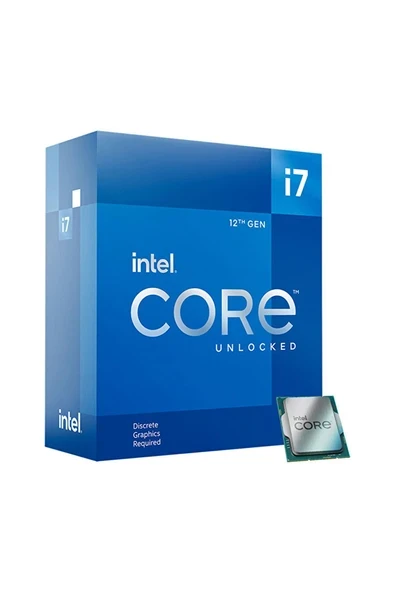 Intel Core i7 12700KF 3,6 GHz 25 MB Cache 1700 Pin İşlemci ürün görseli 1