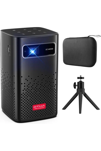 C900 Mini Taşınabilir Projektör Android 9 150ANSI Lümen DLP Wifi 3D 1080P Dahili Pil Stereo Hoparlör ürün görseli 1