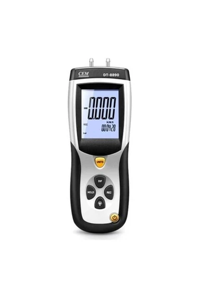 Cem DT8890 Manometre Fark Basınç Ölçer ürün görseli 1
