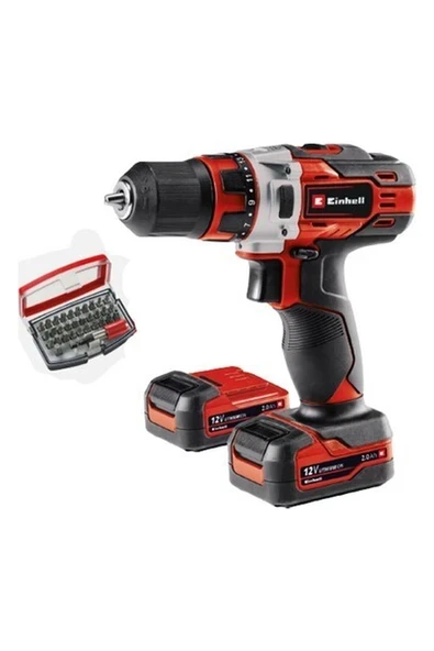 Einhell TE-CD12/1LI 12V Çift Akülü Darbeli Akülü Matkap ürün görseli 1