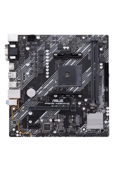 Asus Prıme A520M-E Amd A520 Am4 DDR4 4400 Hdmı Dvı Vga M2 Usb3.2 Matx(Prıme A520M-E) Anakart ürün görseli 1