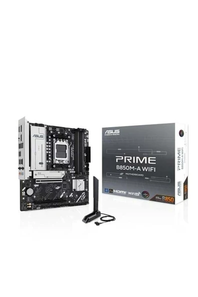 Prıme B850m-a Wıfı6e Ddr5 Hdmı-dp Typec Pcıe 5.0 Am5 Matx ürün görseli 1