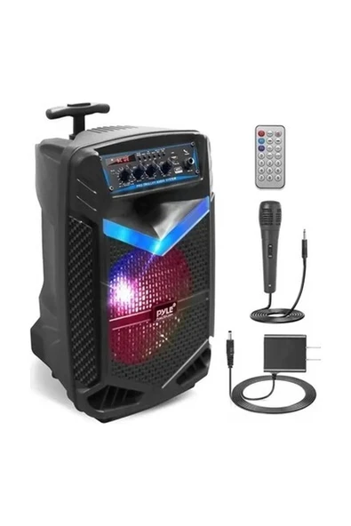 Pyle Taşınabilir Bluetooth Pa Hoparlör Sistemi - 600W 20CM ürün görseli 1