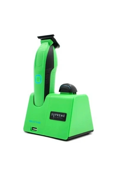 Supreme Trimmer Yeşil Recharge Trimmer | 3 Şarj Seçeneği | Rgb LED Gösterge | Ergonomik ürün görseli 1