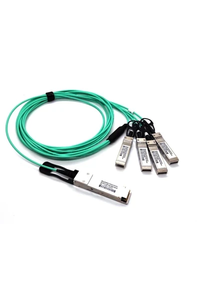 40g Qsfp 4x10g Sfp , Aktif Fiber Optik Kablo (AOC), 5 Metre 40g Qsfp To 4x10g Sfp , Aoc ürün görseli 1