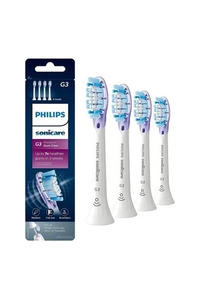 Philips Sonicare G3 Premium Diş Fırçası Başlıkları - 4 Adet - HX9054/65 ürün görseli 1