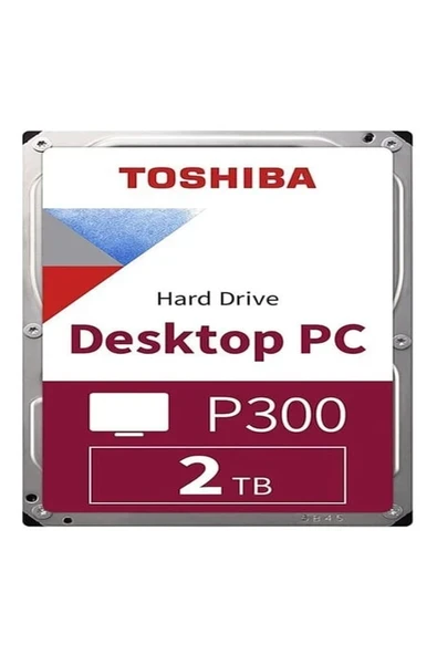 Toshiba 2TB HDWD320UZSVA P300 High Performance 720RPM 256MB 6.0Gb-s Cache Sata 3 Sabit Disk ürün görseli 1