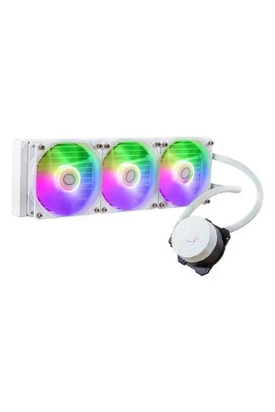 Cooler Master Masterlıquıd 360L Core Argb Beyaz Argb 360MM Işlemci Sıvı Soğutucu ürün görseli 1