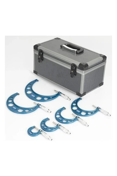 Dasqua 4111-8215-A Mekanik Mikrometre Seti 0-150 mm Arası Ölçüm ürün görseli 1