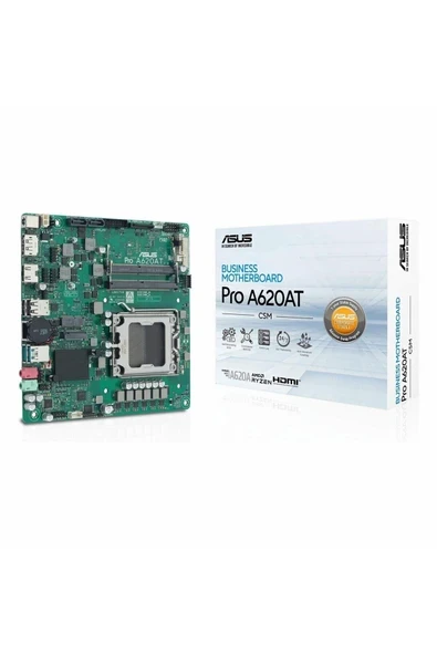 Pro A620AT-CSM DDR5 (4800MHz)OC M.2 HDMI/DP PCIe 4.0 AM5 mITX Anakart ürün görseli 1