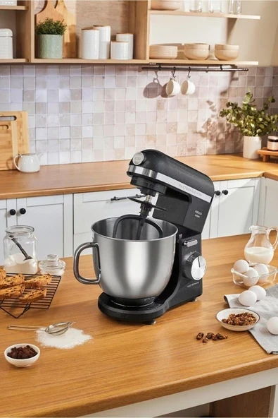 Mastermaid Chef Ultra M2000W Hamur Yoğurma Makinesi Shiny Black 7L ürün görseli 1
