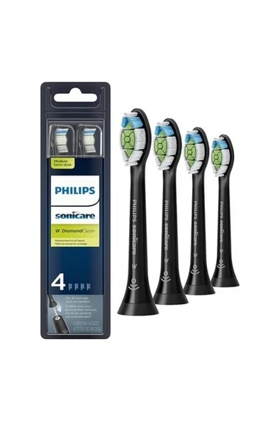 Philips Sonicare W Diamondclean Diş Fırçası Başlıkları - 4 Adet - HX6064/95 ürün görseli 1