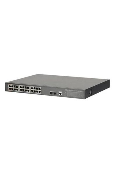Dahua PFS4226-24GT-360 24 Port 10/100/1000 Poe Yonetilebilir 360W Switch ürün görseli 1