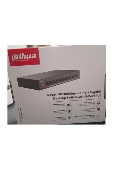 8 PORT POE SWİTCH ürün görseli 1