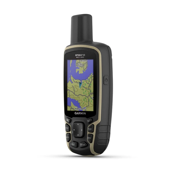 Garmin GPSMAP 65, Genişlemeli Uydu Desteği ve Multi-Band Teknolojisi, 2.6" Renk Ekran, 010-02451-00 ürün görseli 1