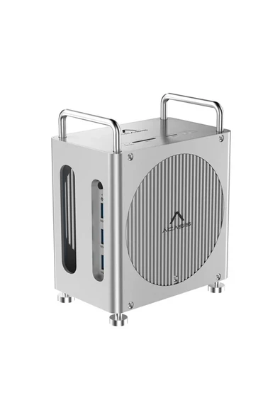 8in1 Mac Mini M4 Workstation Thunderbolt 42x DP 4K Güç Düğmesi 30W PD SSD Kutusu (TB1201) ürün görseli 1