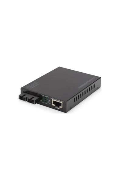 Dn-82160 20 Km 1 Port Gigabit Ethernet Poe+ Single Mode 30w Sc Media Converter ürün görseli 1