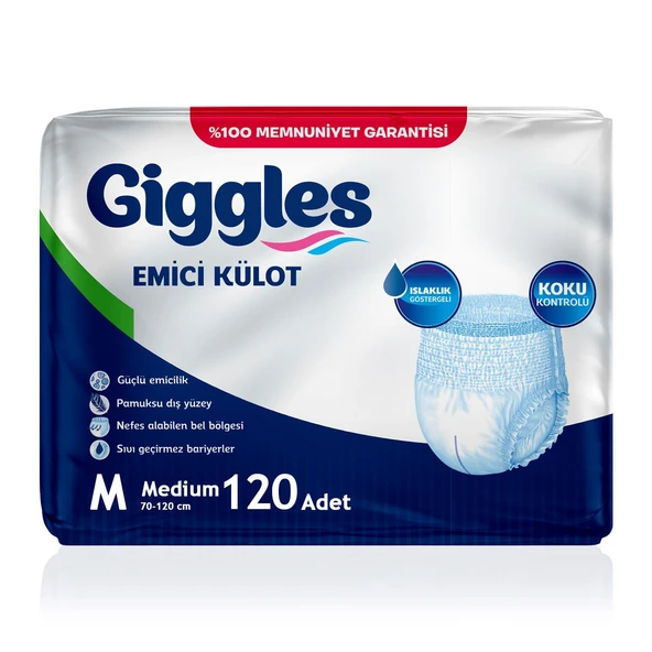 Giggles Emici Külot M-Medium Beden 120 Adet ürün görseli 1