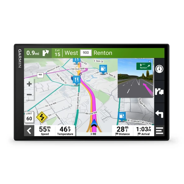 Garmin DriveSmart 86, 8-inch Car GPS Navigator with Bright, Crisp High-Resolution Maps and Garmin Voice Assist Assist ürün görseli 1