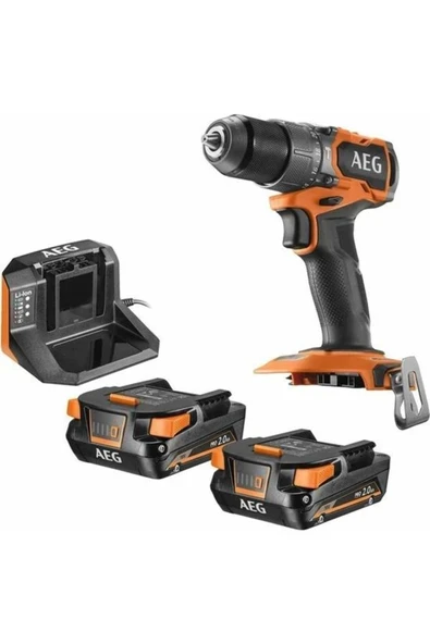 Aeg BSB 18SBL2-202C 2 x 2.0 Ah Sarjlı Darbeli Matkap - 4935480058 ürün görseli 1