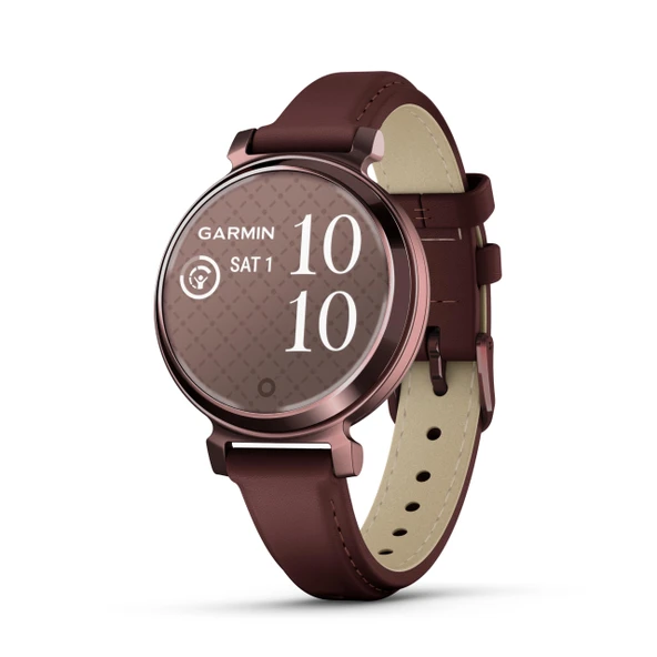 Garmin Lily 2, Küçük ve Şık Smartwatch, Gizli Ekran, Desenli Lens, 5 Gün Battery Life, Mulberry ürün görseli 1