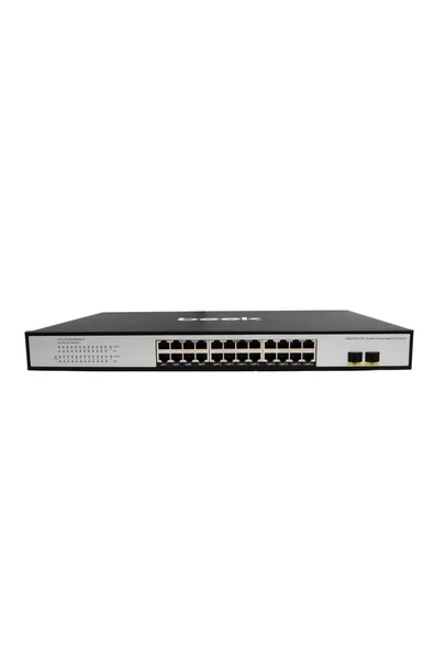 Yönetilemeyen Poe Switch\n24 X 10/100/1000mbps Ieee802.3af/at Poe Port (PORT BAŞINA 30.8 WATT) ürün görseli 1