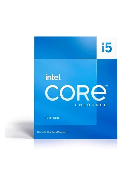 Intel Core i5 13600KF 3.50Ghz 24Mb125W LGA1700 (Grafik Kart YOK, Fan YOK) Box Kutulu İşlemci ürün görseli 1