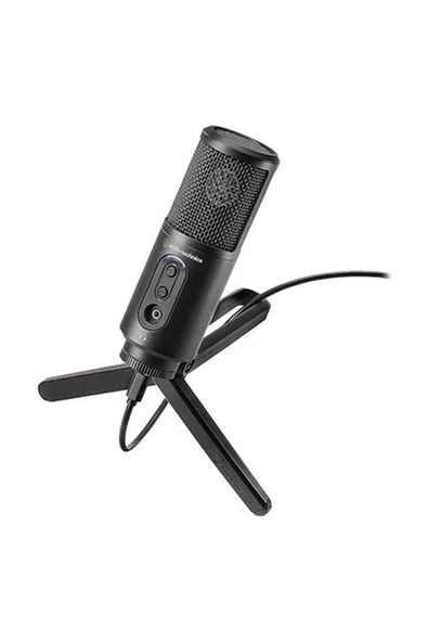 Audio Technica ATR2500X-USB Cardioid Kondenser Mikrofon, Siyah ürün görseli 1