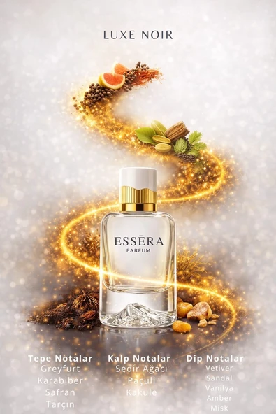 ESSERA PARFÜM Luxe Noir EDP Erkek Parfüm 50ml ürün görseli 1