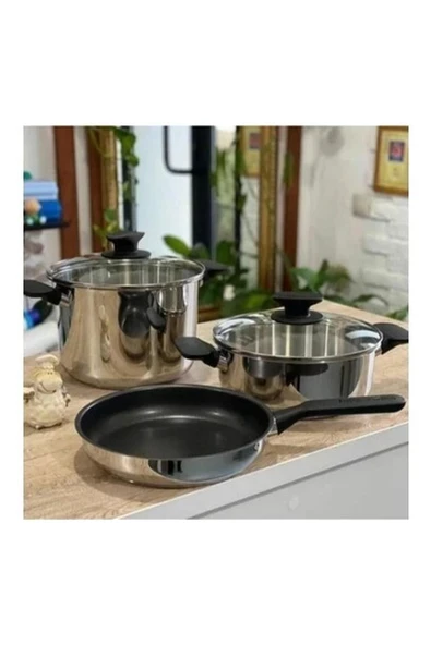 Tupperware Universal Tencere Seti (7 Lt- 4 Lt -24CM Tava) ürün görseli 1