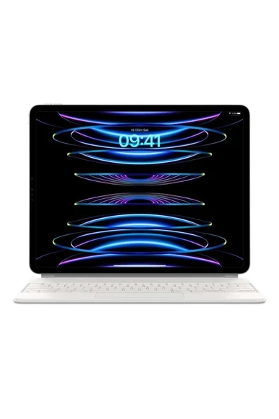 12.9\"ipad Pro 5.nesil Magic keyboard Q Beyaz ürün görseli 1
