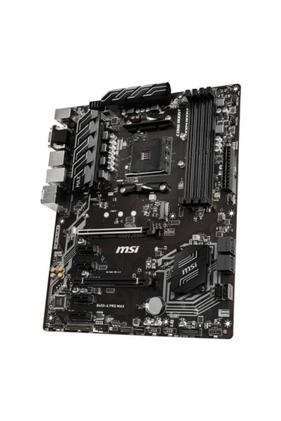MSI B450-A PRO MAX AM4 DDR4 3466(OC) VGA DVI HDMI M.2 USB3.1 ATX Anakart ürün görseli 1