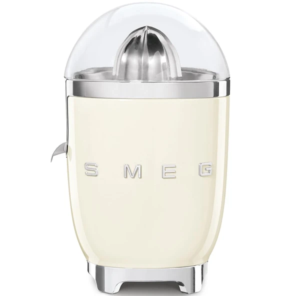 Smeg, Elektrikli narenciye sıkacağı CJF11CREU, damlamaya dayanıklı ağızlık ve üniversal koni, kaymaz ayaklar, paslanmaz çelikten yapılmış filtre süzgeci ve pres konisi, 70 W, krem ürün görseli 1