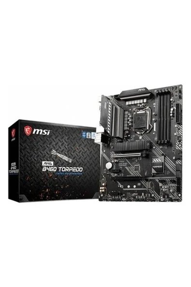 Msı Mag B460 Torpedo 4xddr4 1xdp/1xhdmı 1xglan 2x M.2 1200PIN Anakart ürün görseli 1