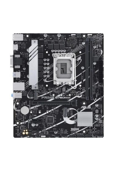 ASUS PRIME B760M-K D5 DDR5 8000Mhz(OC) RGB M.2 MATX 1700P ürün görseli 1