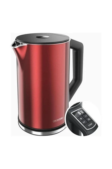 Arendo Çift Duvarlı Paslanmaz Çelik Su Isıtıcı, 1,5 Litre, Ayarlanabilir Sıcaklık ürün görseli 1
