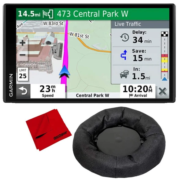 Garmin DriveSmart 65 & Trafik Dahil Kablo & Kiloed GPS Dash Mount + Daha Fazla ürün görseli 1