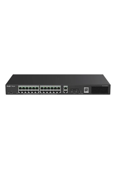 Ruijie-Reyee RG-ES228GS-P 24 Port Poe+ 10-100-1000 Mbps + 2 Port SFP Yönetilebilir Switch ürün görseli 1