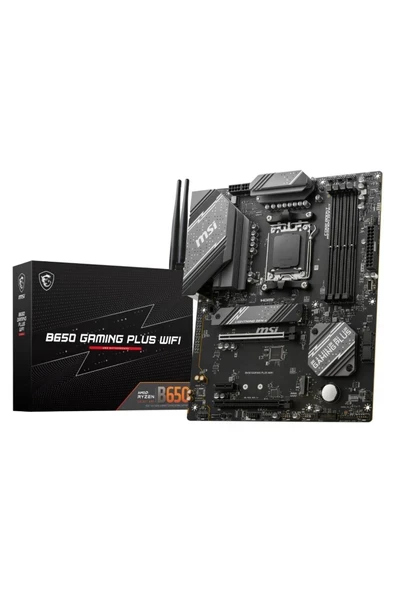 B650 GAMING PLUS WIFI AMD B650 AM5 Soket DDR5 6000(OC)MHz ATX Gaming (Oyuncu) Anakart ürün görseli 1