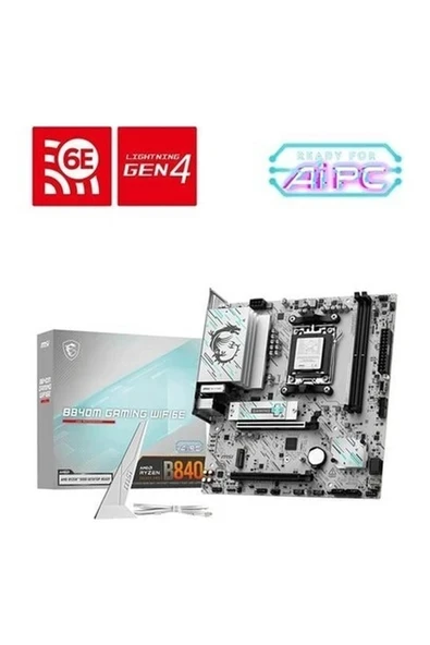 MSI Msı Pro B840M-P Wifi6e Ddr5 HDMI 5 Gbps 2.5g Lan Matx ürün görseli 1