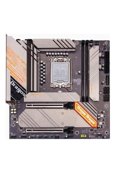 Dragos Dragmode B760M D5PRO Sata,m2 Ddr5 8000MHZ(OC) Usb3.2 Type C Dp HDMI Ses 2.5gbe Lan 1700P Matx Anakart ürün görseli 1