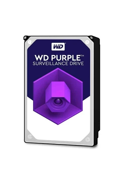 6tb Wd Purple Sata 6gb/s 256mb Dv 7x24 Wd63purz ürün görseli 1