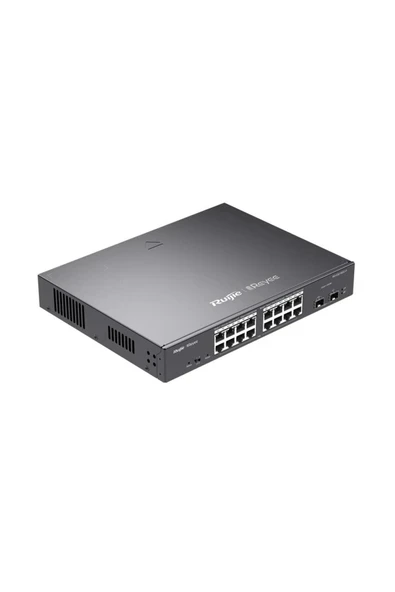 Ruijie-reyee Rg-es218gc-p 16 Port Poe 10-100-1000 Mbps 2 Port Sfp Yönetilebilir Switch ürün görseli 1